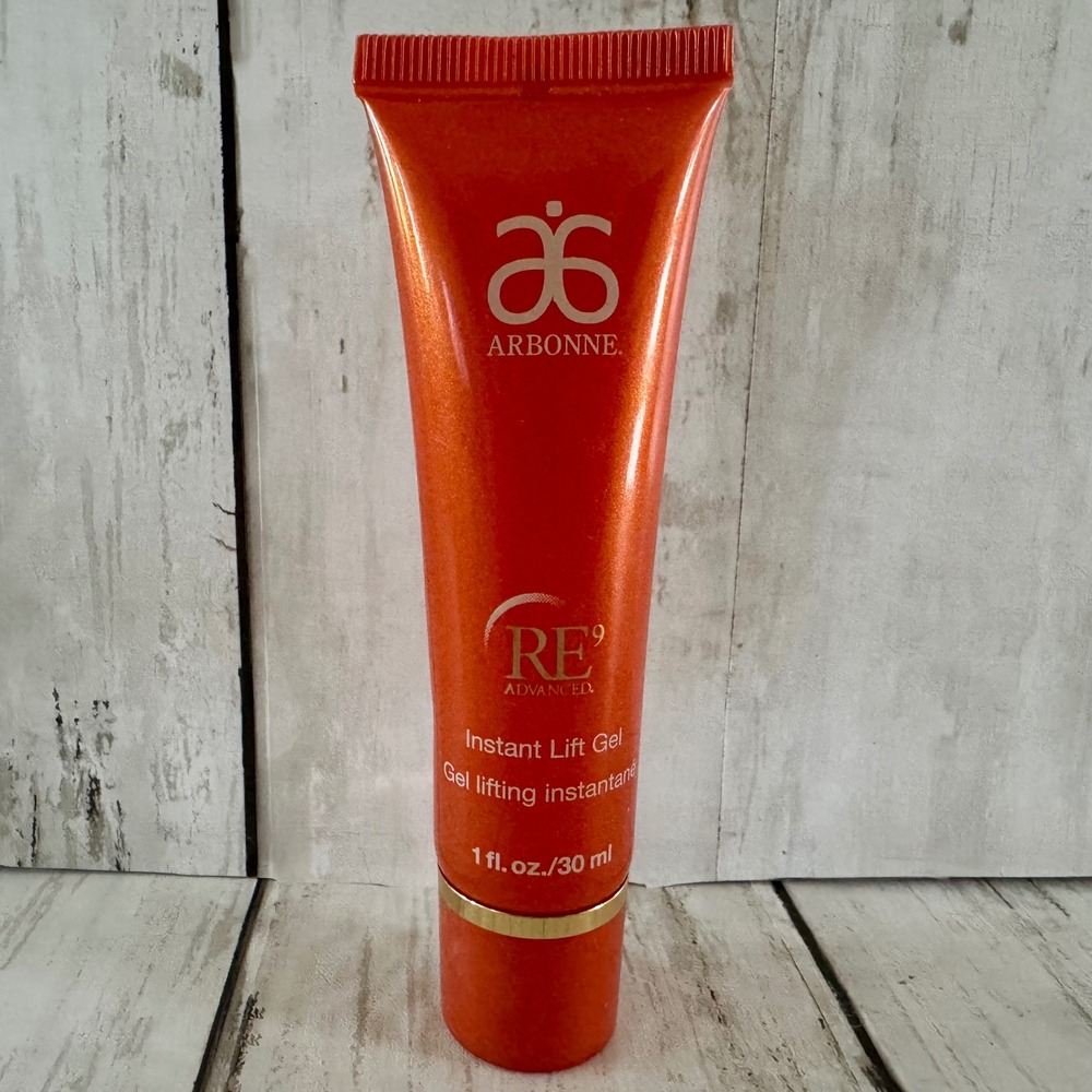 Arbonne RE9 Advanced Instant Lift Gel 1 fl oz 30 ml Tightening Firming Face Gel